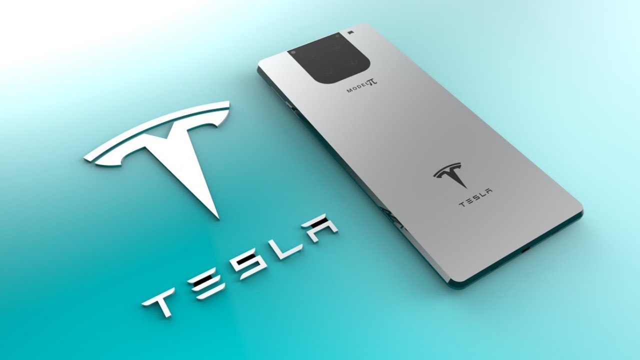 Tesla Phone showcase render